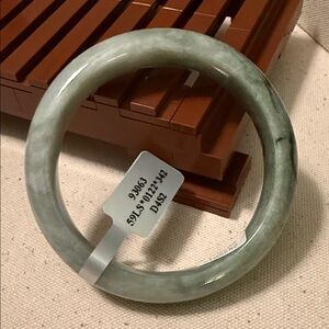 Jade Green Bangle Bracelet